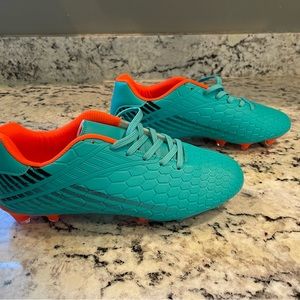 Hawkwell Men's Big Kids Youth Outdoor Firm Ground Soccer Cleats